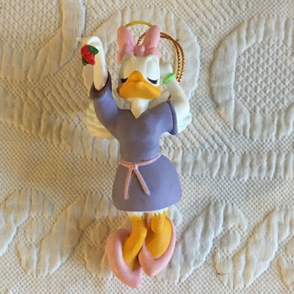 Vintage 1991 Grolier Daisy Duck Angel Disney 007907 DCA Daisy Duck Ornament